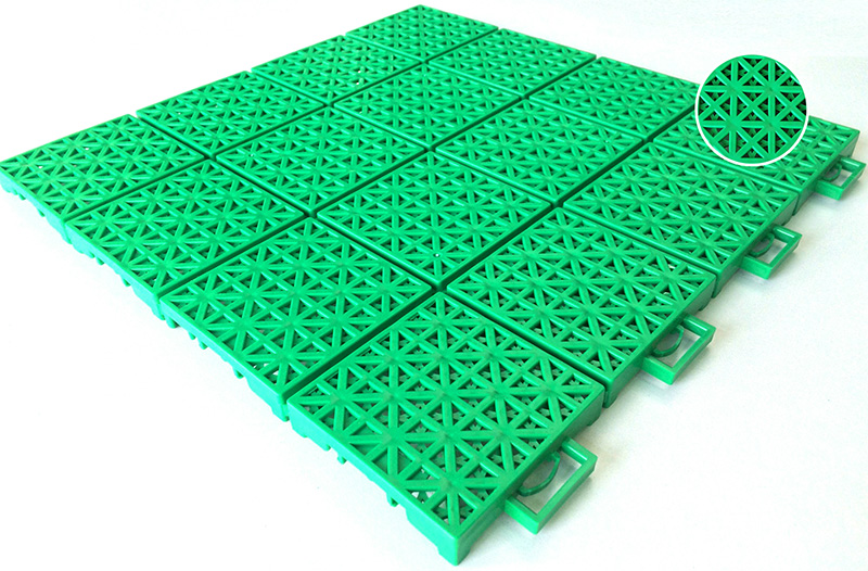 悬浮式拼装地板-经典双层软连接